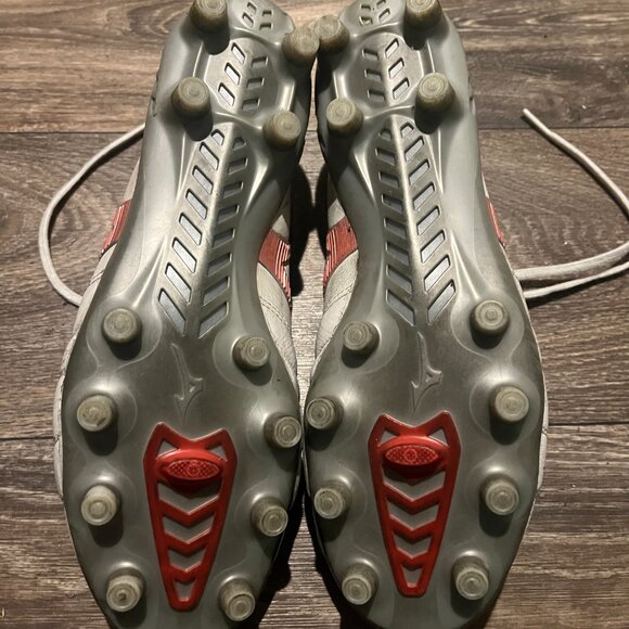 Mizuno Morelia Neo III Made in Japan FG Robotic - White/Fiery Coral M8, W 9.5 main image 8